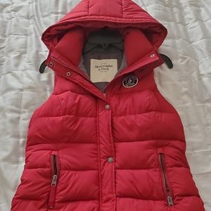 A&F puffy vest